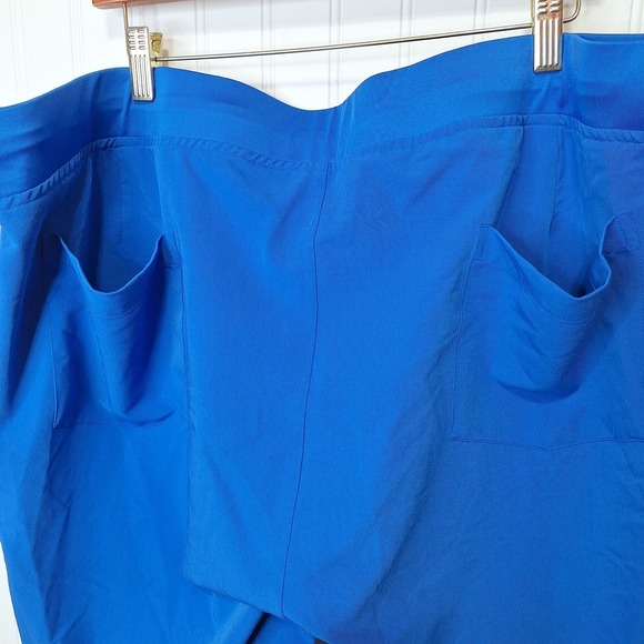 Mandala Womens 3XL Jogger Scrub Pants Blue Pull On‎ Pockets Medical Equa Tek - Picture 9 of 12